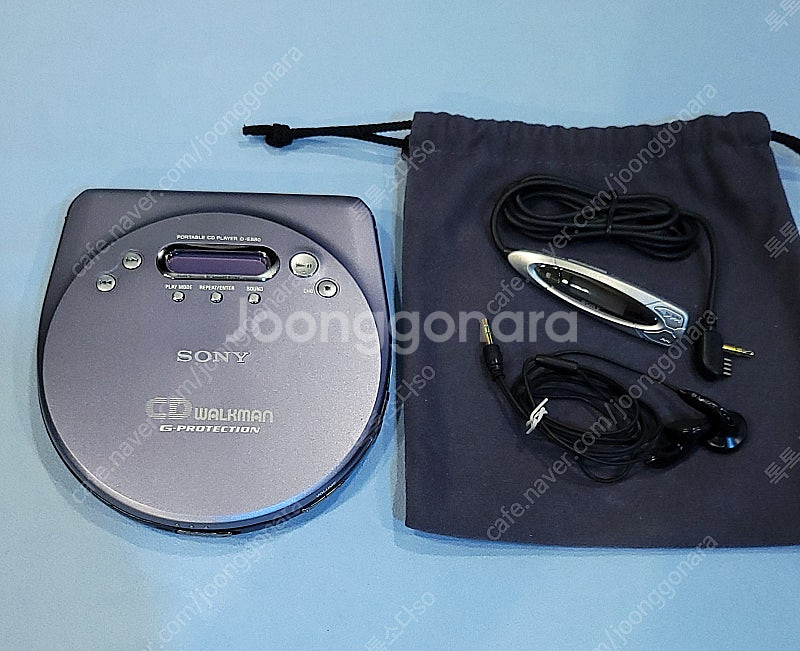 소니 20주년기념 CD워크맨 D-E880 블루.--3