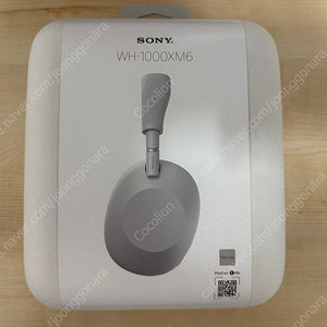 소니 무선 노이즈캔슬링 헤드폰 WH-1000XM6 실버 팝니다.