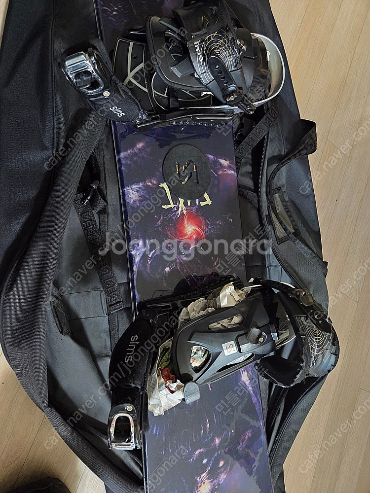 SIMS 스토우보드 세트 팝니다.( 데크 부츠 바인딩)--5