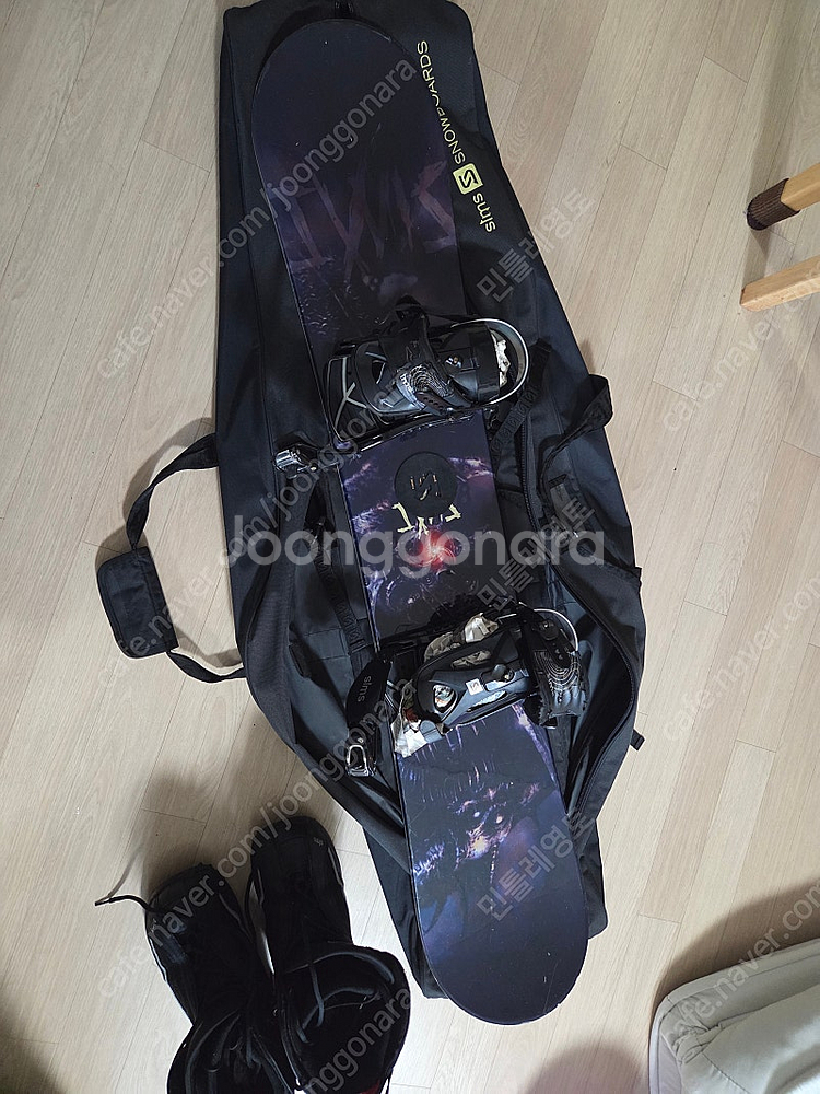 SIMS 스토우보드 세트 팝니다.( 데크 부츠 바인딩)--6