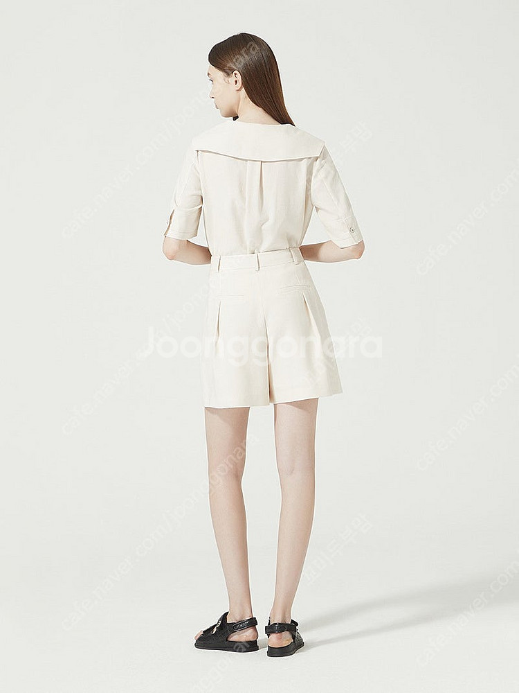 ZOOC 주크 쥬크 버튼포인트 턱 쇼츠 반바지 새상품--2