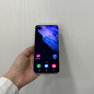 03909 갤럭시S21 화이트 256GB 부산 중고폰 팝니다 12만원