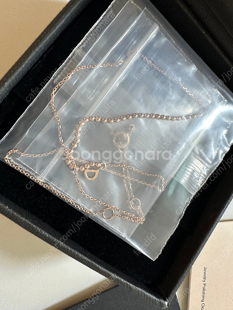 디디에두보 고윤정 착용 목걸이 14k 로골--2