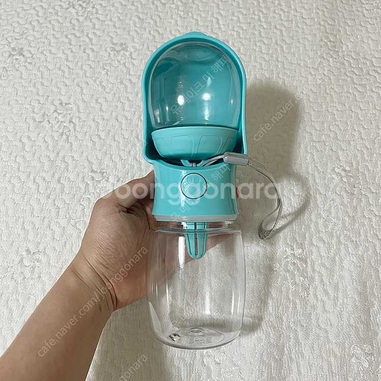 강아지 반려동물 휴대용 산책 물병 물통 사료통--1