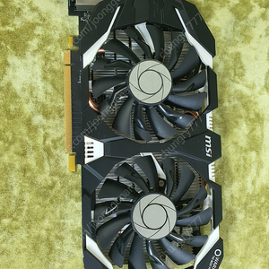 그래픽카드 msi gtx1060 3g 사용량 적은 a급 제품