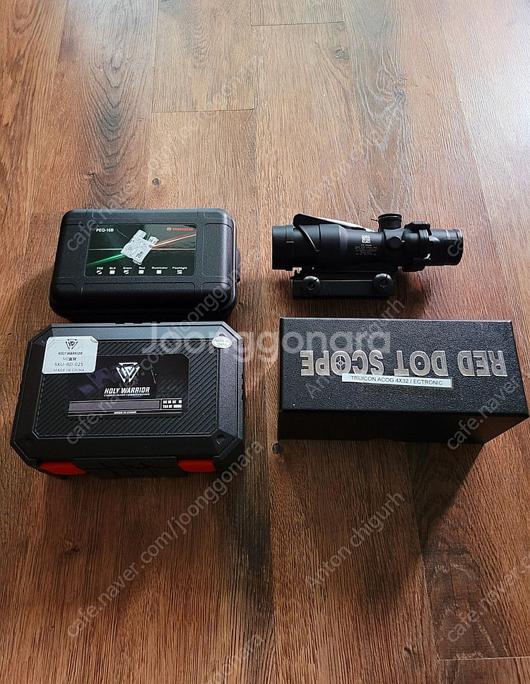 홀리워리어 m2 및 acog 소모기어 peq16b 팝니...--9