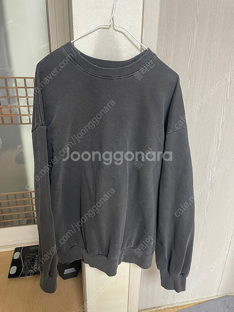 맨투맨 오버핏 / 남녀공용 오버핏 피그먼트워싱 맨투맨티셔츠--0