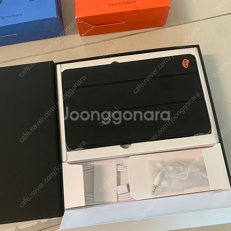뇌새김 일본어중국어 태블릿 pc + 영어교재--3