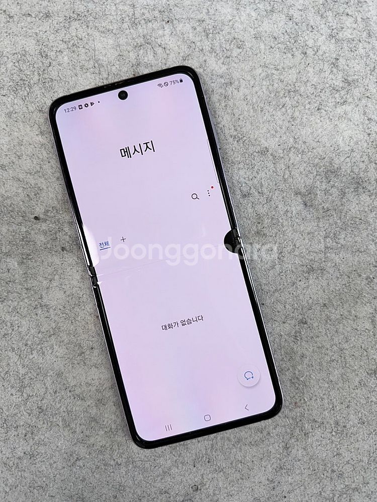 (가성비)갤럭시Z플립3 퍼플 256G 미파손 깔끔한 가...--4