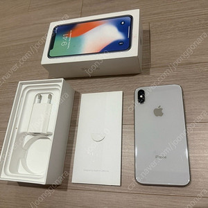 아이폰 X 256기가 실버화이트
