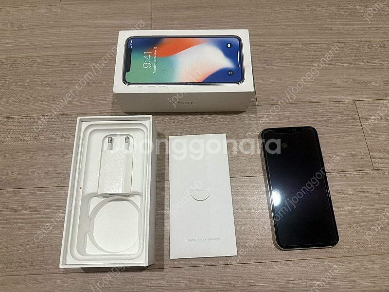 아이폰 X 256기가 실버화이트--1