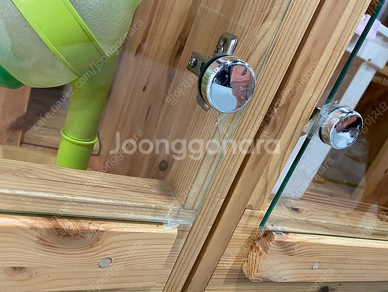 강아지 고양이 유리 호텔장 / 고양이 원목 대형 호텔장...--0