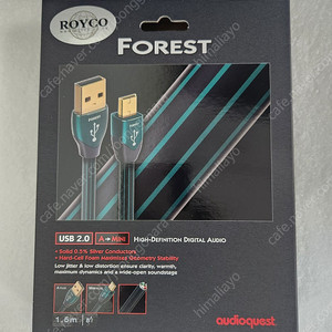 오디오퀘스트 USB 케이블 판매합니다