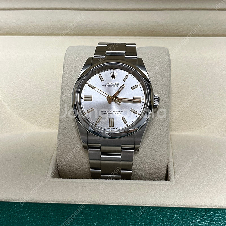 롤렉스 오이스터퍼페츄얼(오피 op 36mm) 실버 신형...--2