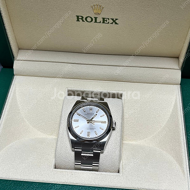 롤렉스 오이스터퍼페츄얼(오피 op 36mm) 실버 신형...--4
