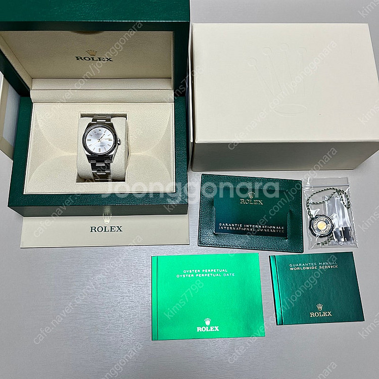 롤렉스 오이스터퍼페츄얼(오피 op 36mm) 실버 신형...--5
