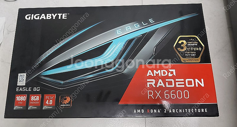 라데온(Radeon) 기가바이트 RX6600 EAGLE...--0
