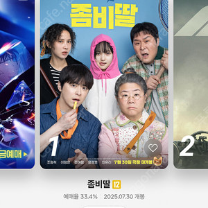 메가박스 30일 (수) 문화의날 1매 4천5백원