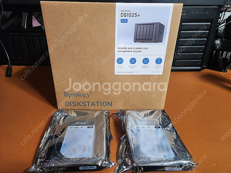 시놀로지DS1525+ HDD국내정품 8TB--0