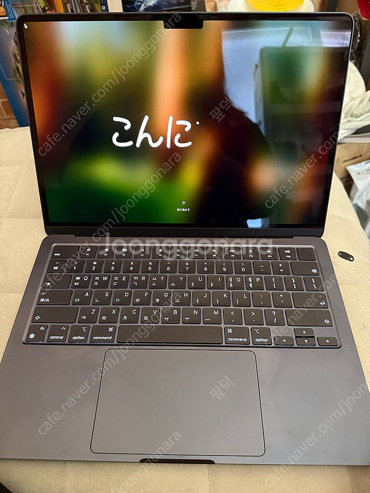 맥북에어 m2 미드나이트 256gb (두달 미만 사용 ...--2