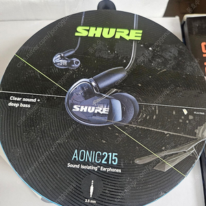 shure 슈어 aonic 215 이어폰 판매합니다