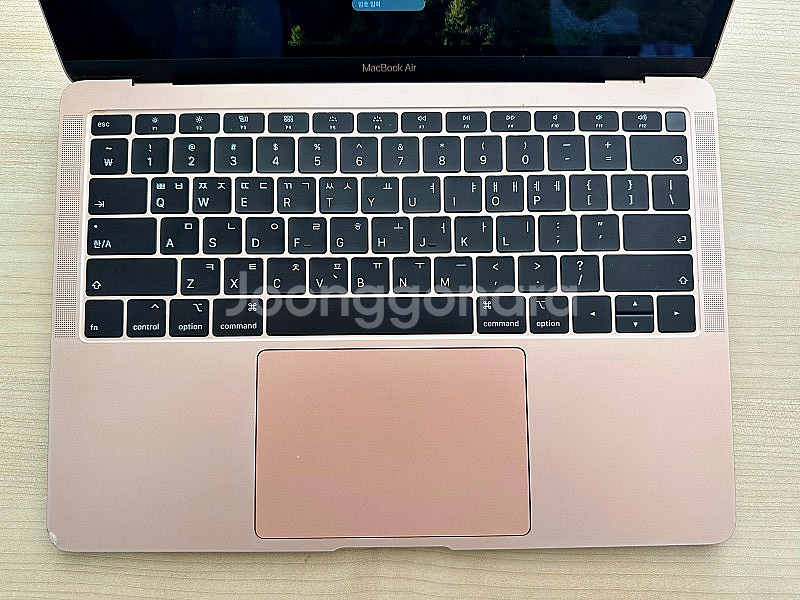 맥북에어 2018 13인치 골드 i5 8GB 128GB--1