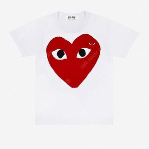 꼼데가르송 레드 더블 하트 반팔 미착용 새상품