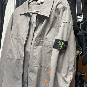 스톤아일랜드 24SS Poster Four Print_Supima Cotton Overshirt 3XL