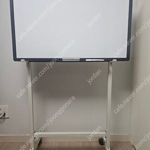 블랙알루미늄 이동식 자석형 화이트보드 칠판 600X900