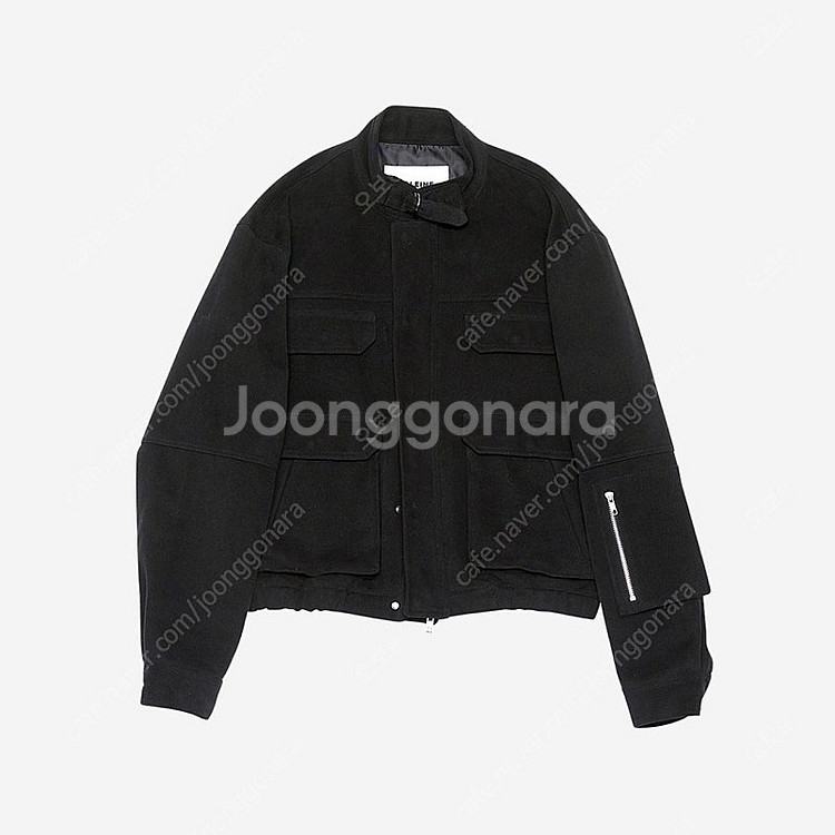 알렌느 3D M-65 숏 자켓 블랙--0