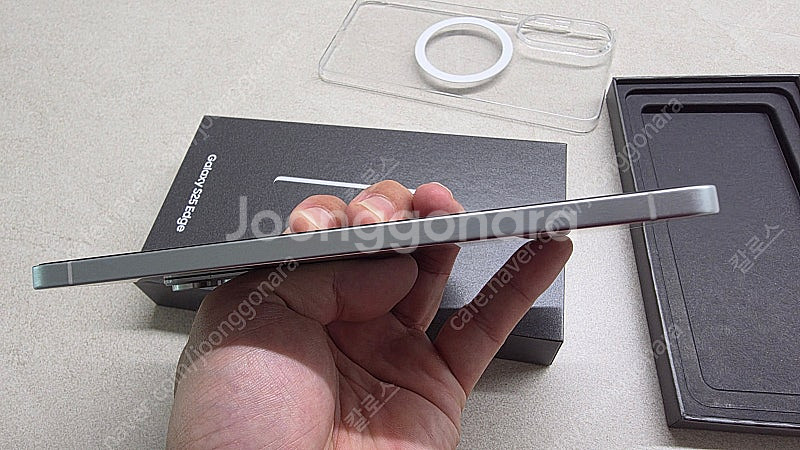 갤럭시 S25 엣지 실버 skt현금완납폰을 판매합니다.--4