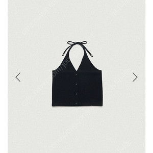더바넷 Pori Halter Neck Cardigan_Black