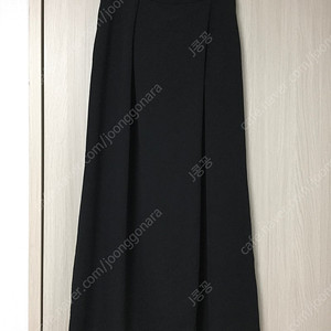 LIST 블랙 와이드팬츠