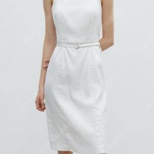 시에 리사 벨티드 원피스 화이트 M