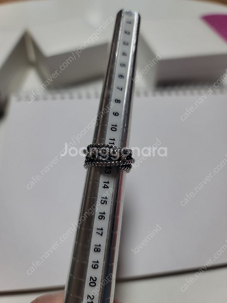 판도라 콤비다이아로프 단종반지 52호--1