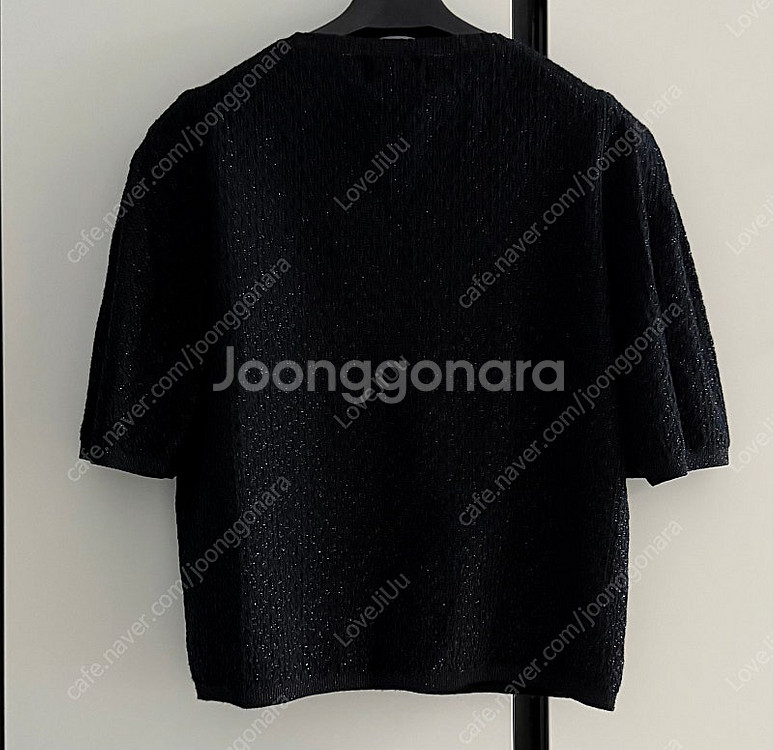 한섬 2023 타임 울 블렌드 퍼프 니트 탑 (랑방컬렉...--3