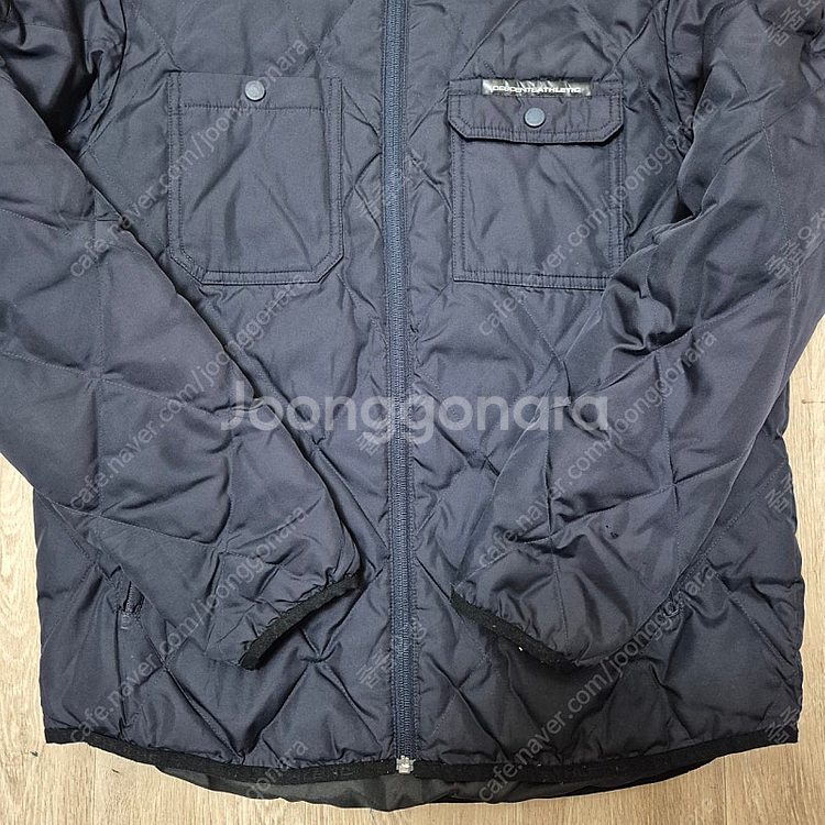 데상트 남성 덕다운 후드 퀼팅 패딩--2