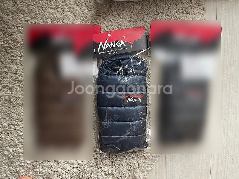 NANGA 난가 패딩 핸드폰 케이스 블루 판매합니다.--1