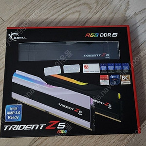 G.SKILL DDR5 6400 CL32 TRIDENT Z5 RGB J 블랙 패키지 32GB(16Gx2) 미개봉