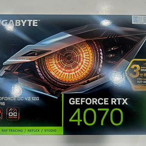 GIGABYTE 지포스 RTX 4070 WINDFORCE OC V2 D6 12GB 미개봉