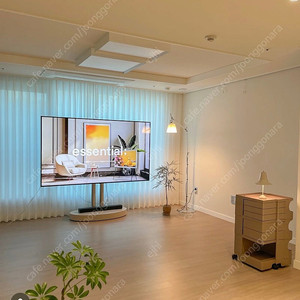 LG 86인치 QNED TV 86QNED80KRA + 사운드바 + 빌티니 엘린 듀얼 실버베이지 스탠드