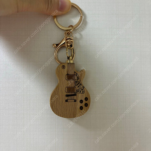 기타 원목 나무 우드 키링 열쇠고리
