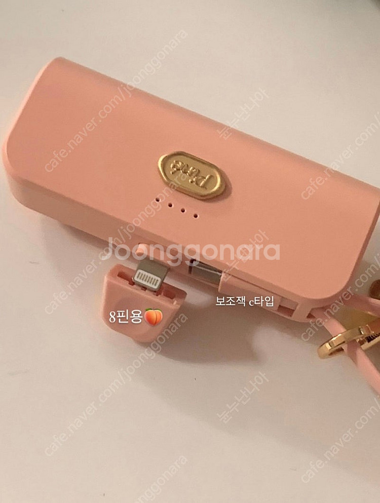 피네 보조배터리 8핀-보조잭 C타입--0