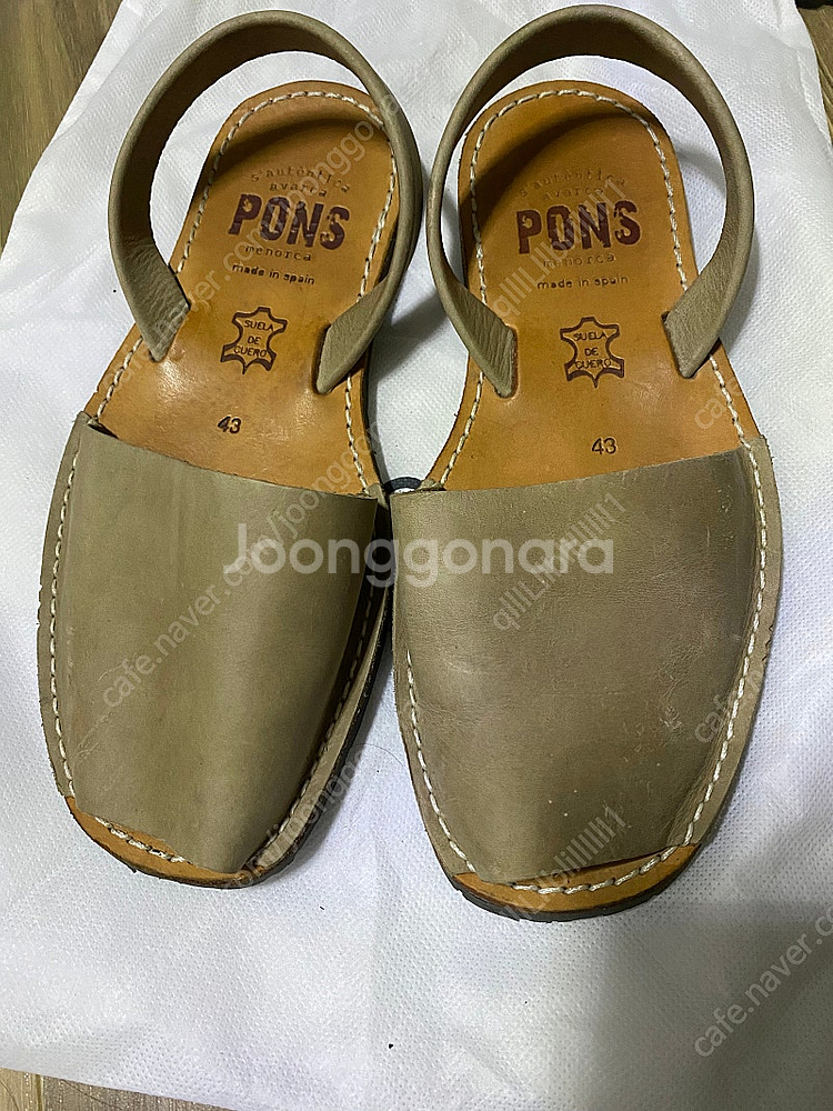 아바카폰즈 남성 가죽샌들--0