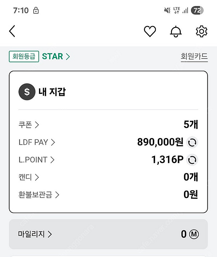 롯데면세점 LDF 페이 양도합니다. 총 89만원--0