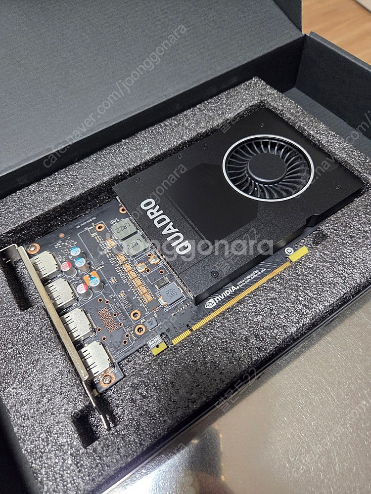 엔비디아 P2200 그래픽 카드 풀박스 팝니다.--0