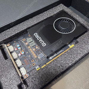 엔비디아 P2200 그래픽 카드 풀박스 팝니다.