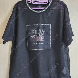 게스키즈 여아 메시 티셔츠