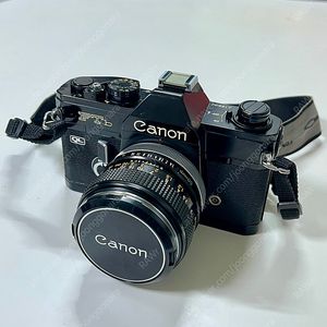 필름카메라 캐논 FTb QL 블랙바디 + 50mm f1.4 렌즈