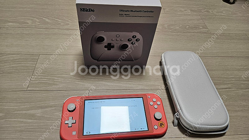 닌텐도스위치라이트 코랄 판매합니다 +8bitdo 컨트롤...--0